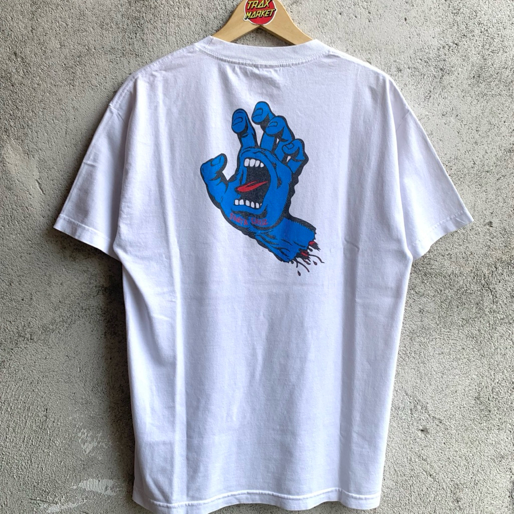 T-shirt Santa Cruz Skateboard Screaminghand• Size M • Streetwear Pria Original