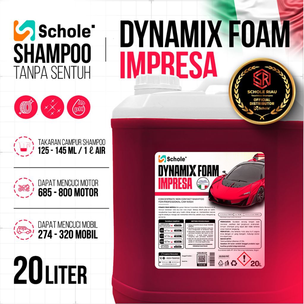 Dynamix Foam Impressa 20 Liter - Touchless Shampoo