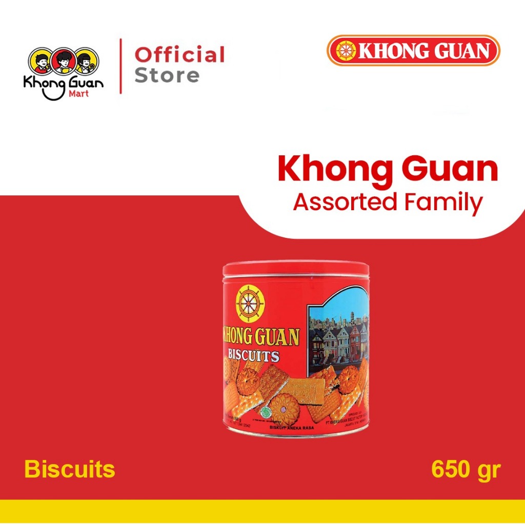 KHONG GUAN Assorted Family Bulat 650 Gram