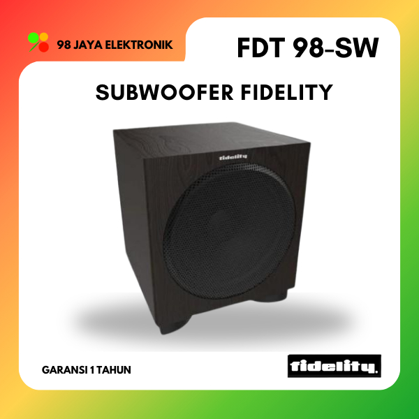 SubWoofer Aktif 12" Fidelity FDT98SW FDT 98SW Original