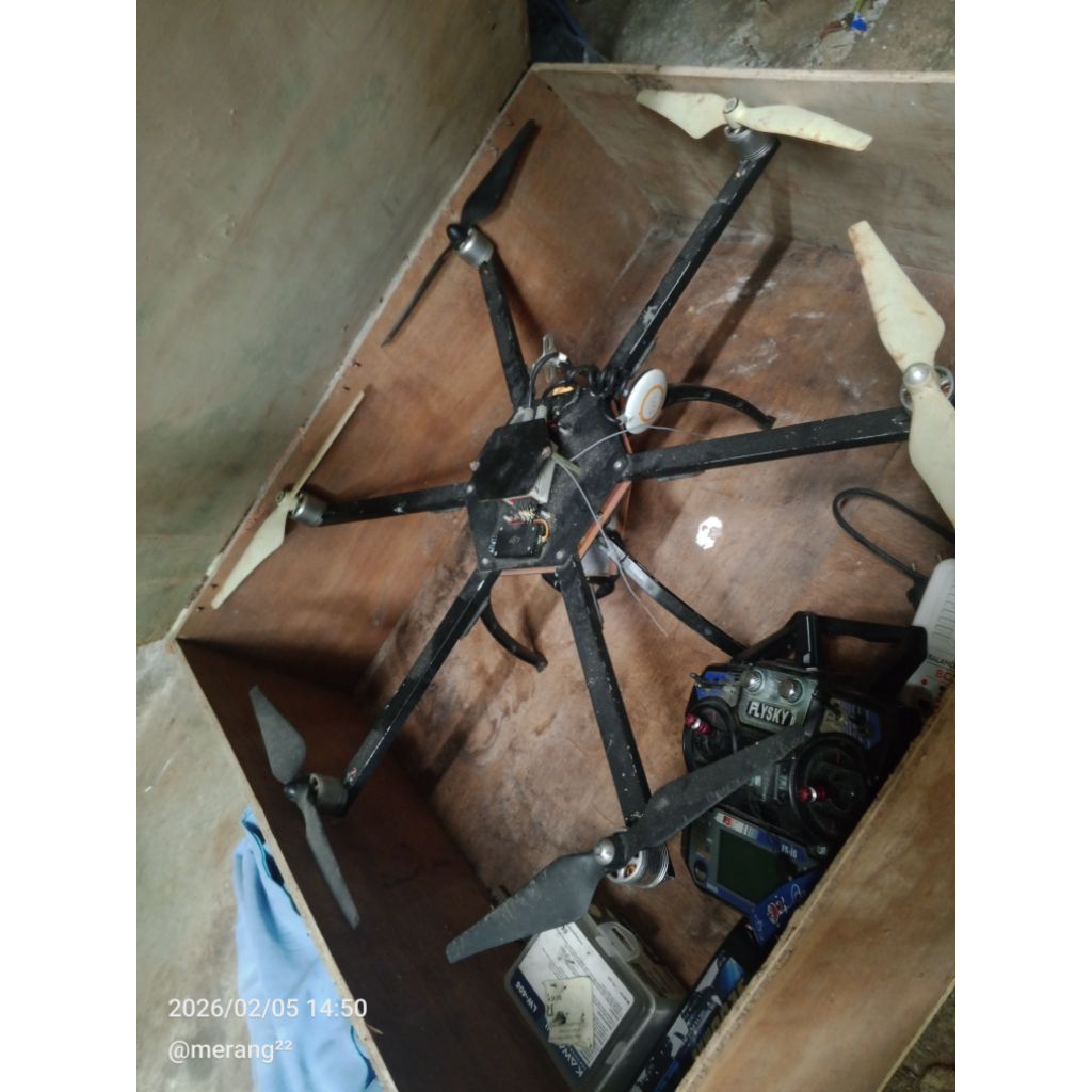drone fhising rakitan 6 baling²