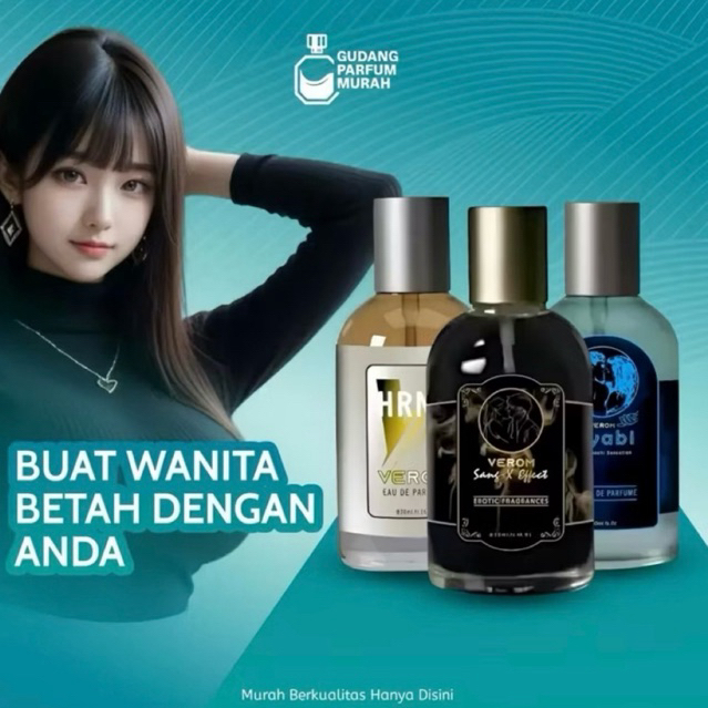 PROMO BELI 1 DAPAT 3 Verom Parfum Myabi + Hrny + Sang-x Eau de Perfume Original