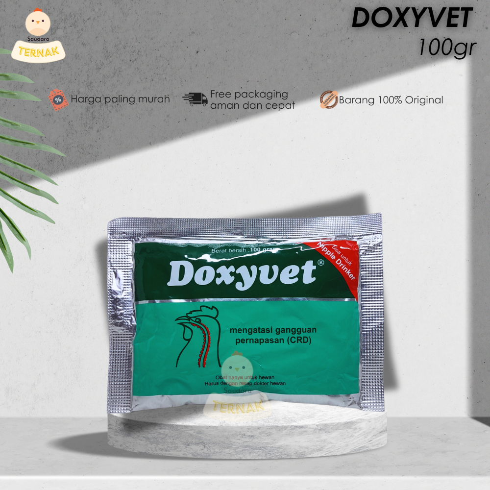 Doxyvet 100 gram Obat Ayam Snot CRD Ngorok Medion