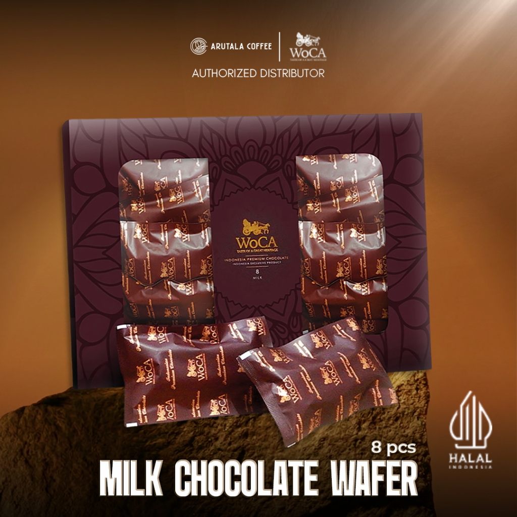 WoCA Wafer Coklat Premium - Milk Chocolate