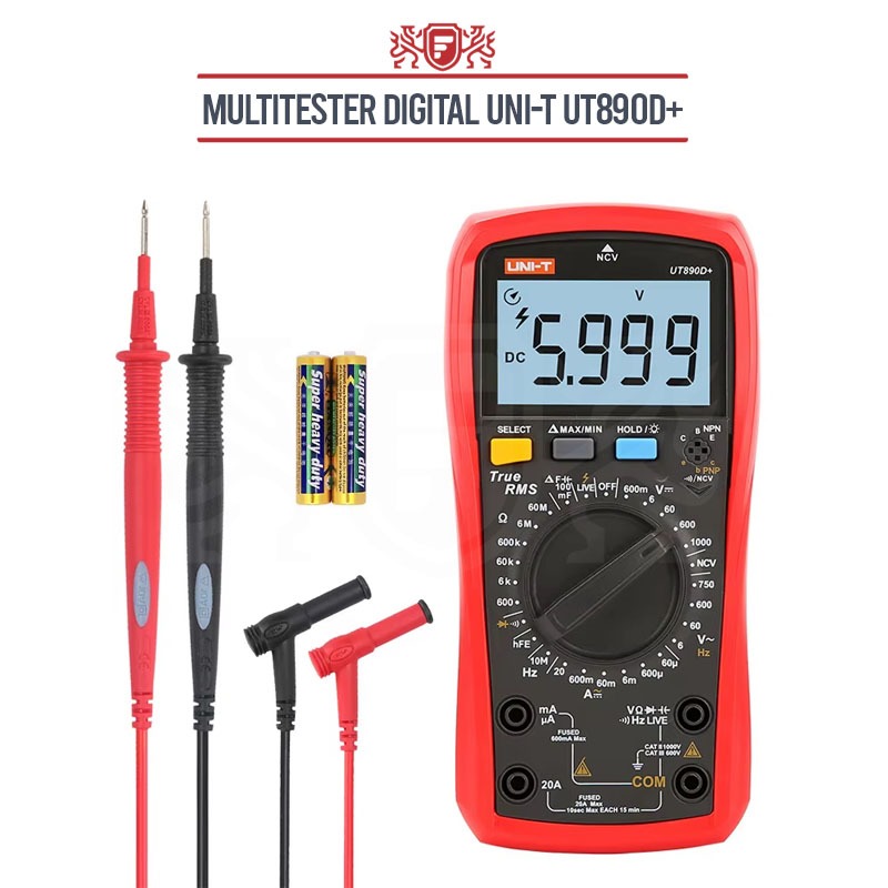 UNI-T UT890D+ Multimeter 6000 Counts