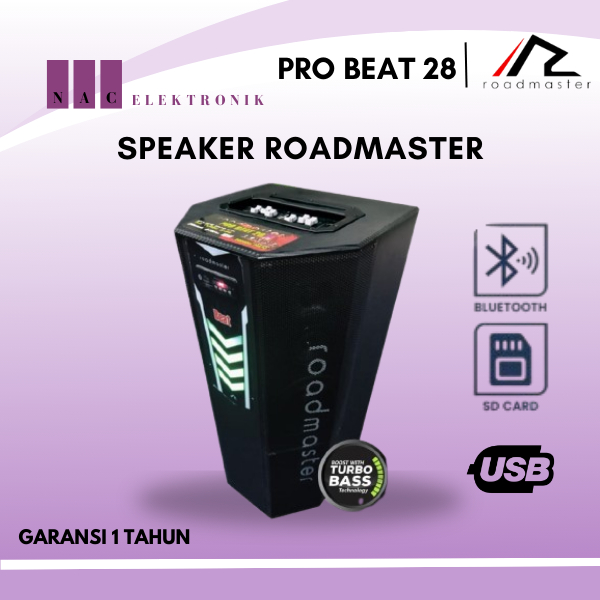 Speaker Roadmaster Pro beat 28 GARANSI RESMI