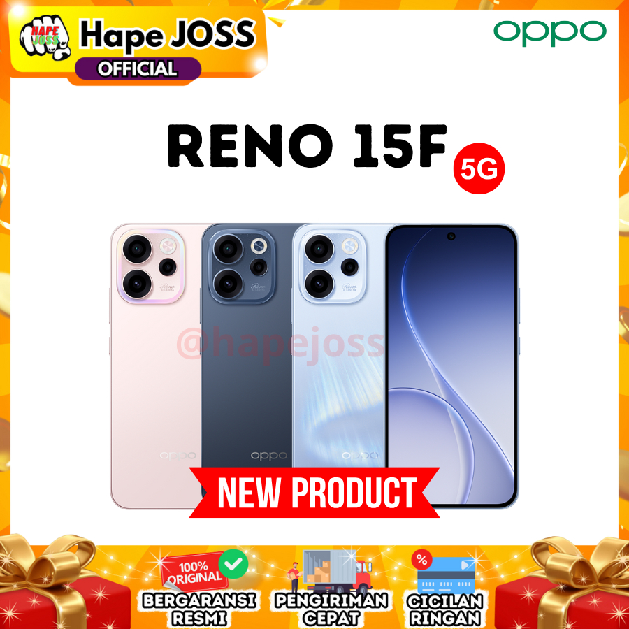 Oppo Reno 15F 5G 8/128GB NFC Garansi Resmi