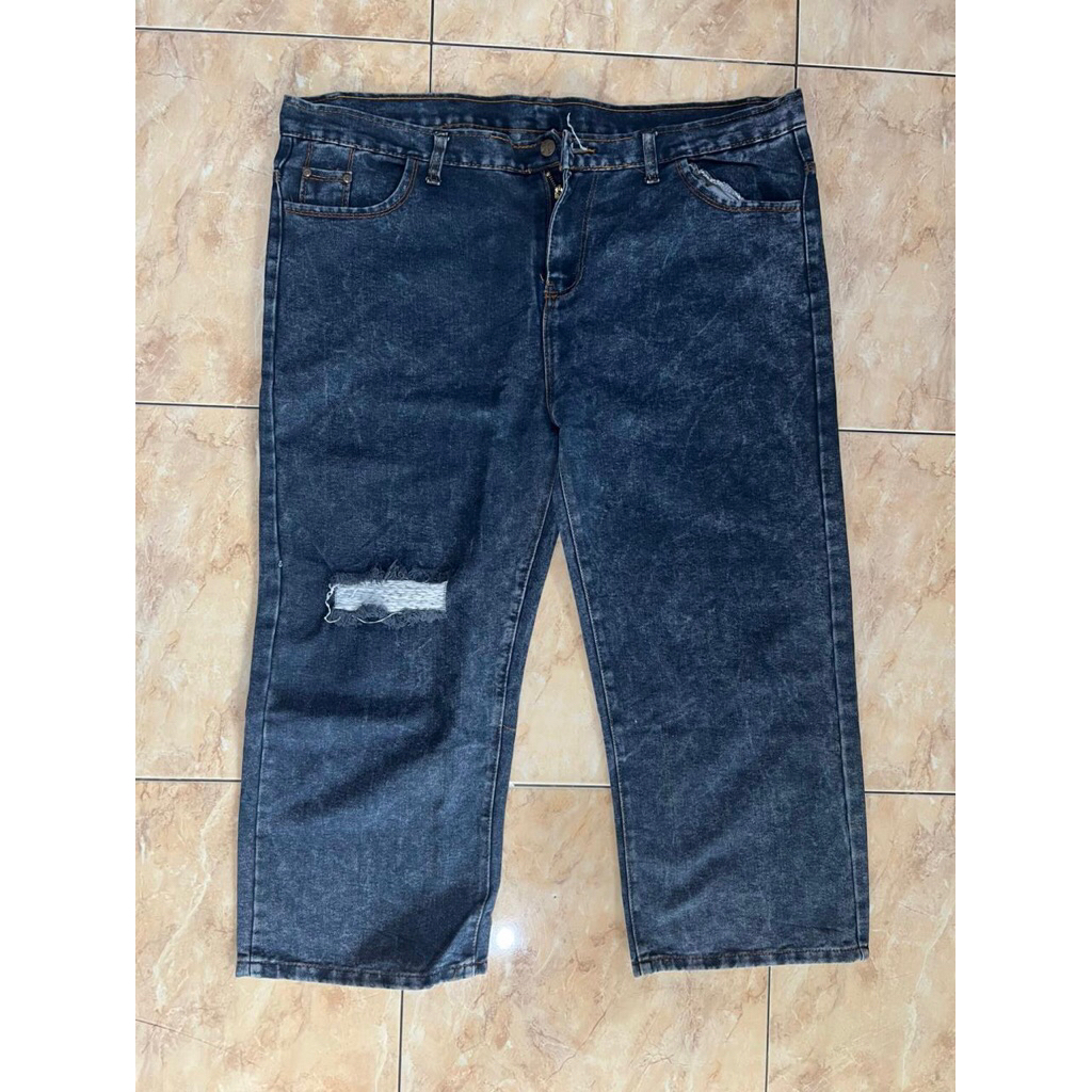 Straight Jeans Snow Black by JOZA DENIM Preloved (PL) Celana Wanita