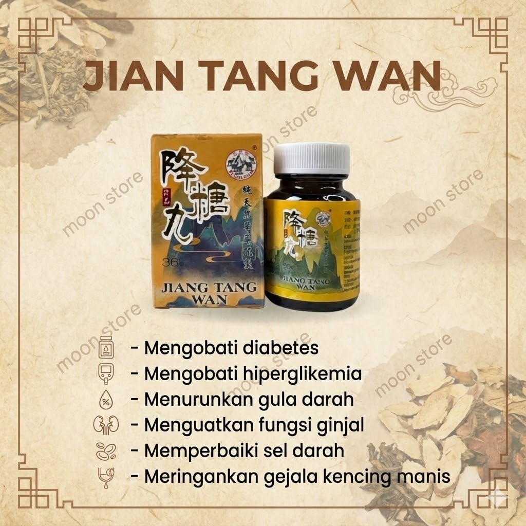 JiangTang Wan Original obat herbal diabetes