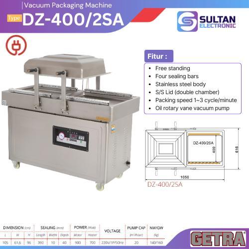 GETRA Vacuum Packaging Machine DZ-400/2SA / DZ 400/2SA / DZ400/2SA Mesin Vakum Makanan