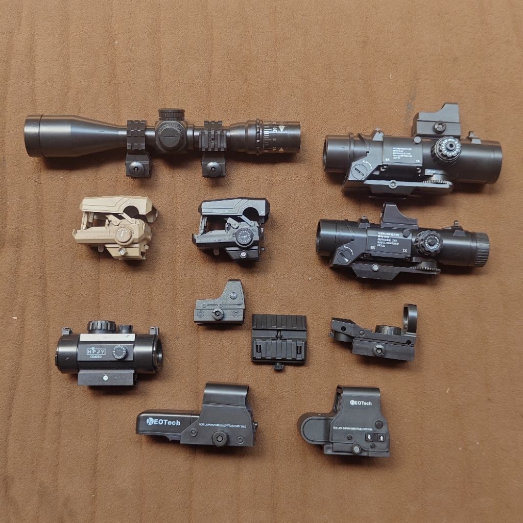 Unit Dummy (Bohongan) Aksesoris Tactical Scope / Red Dot / Holographic Sight Dummy – Outdoor Decorat