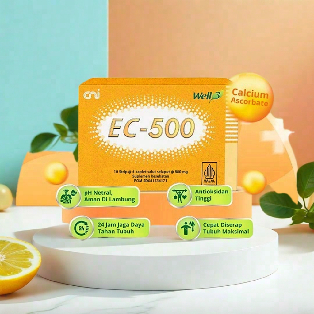 CNI - EC 500 KEMASAN BARU (Ester C Plus) | Suplemen Vitamin C