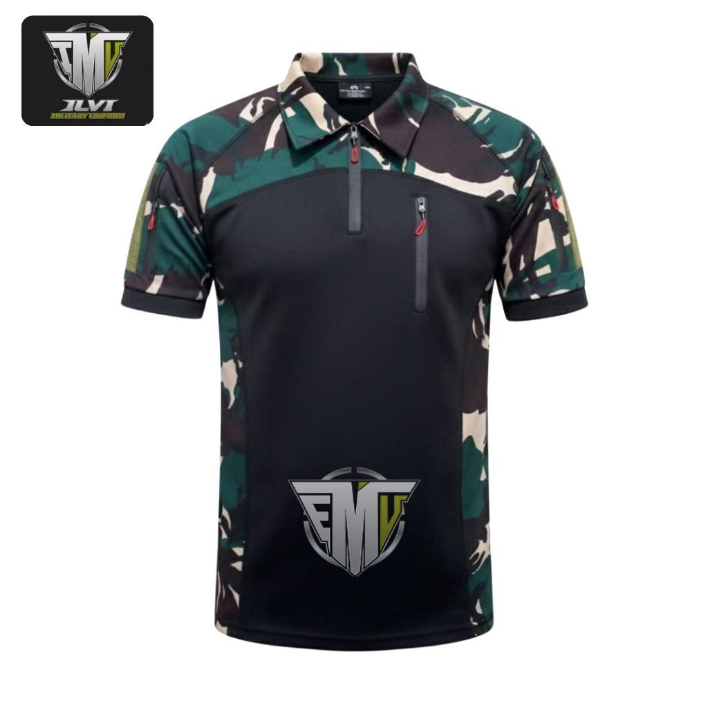 KAOS BDU MALVINAS KAOS BDU TACTICAL SCUBA HITAM LORENG MALVINAS PENDEK