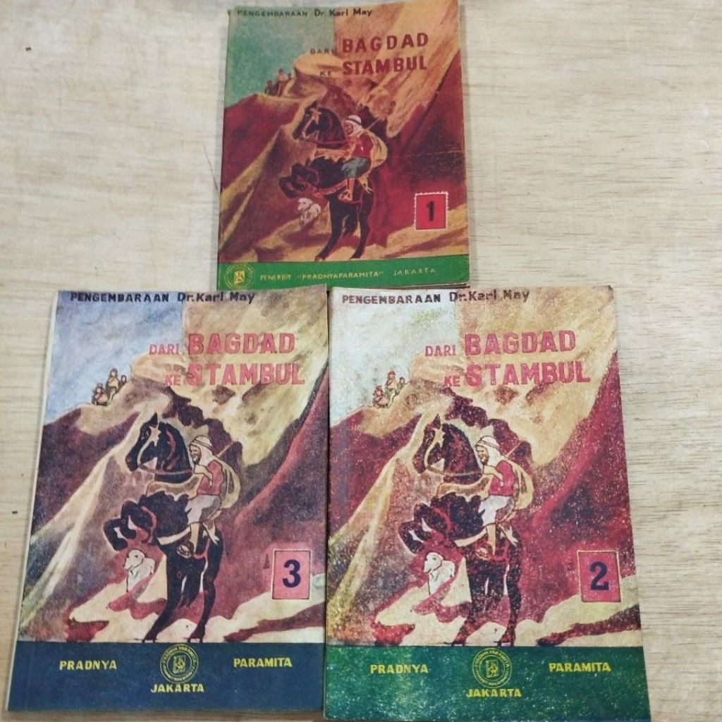 Buku Bekas Original Paket Set Pengembaraan Dr Karl May Dari Bagdad Ke Stambul