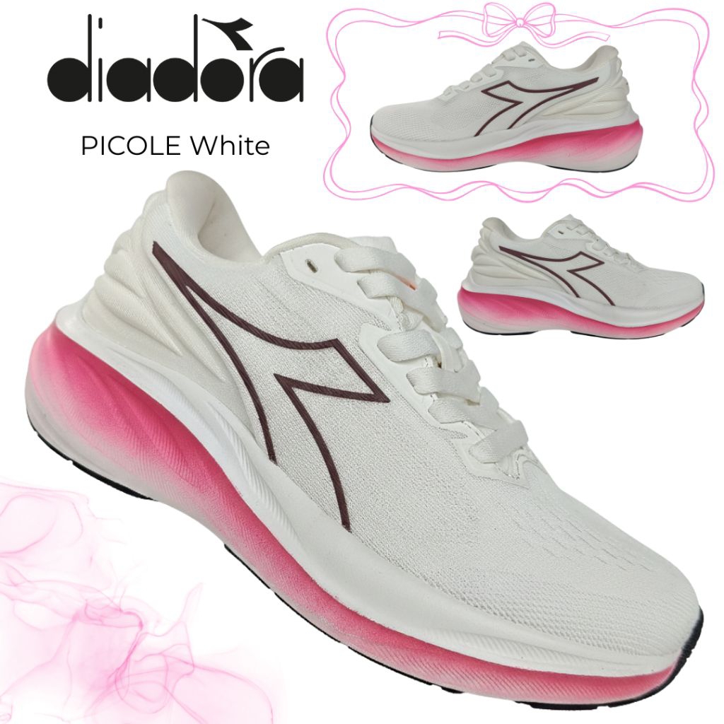Sepatu DIADORA PICOLE White Running Shoes || Original by Diadora