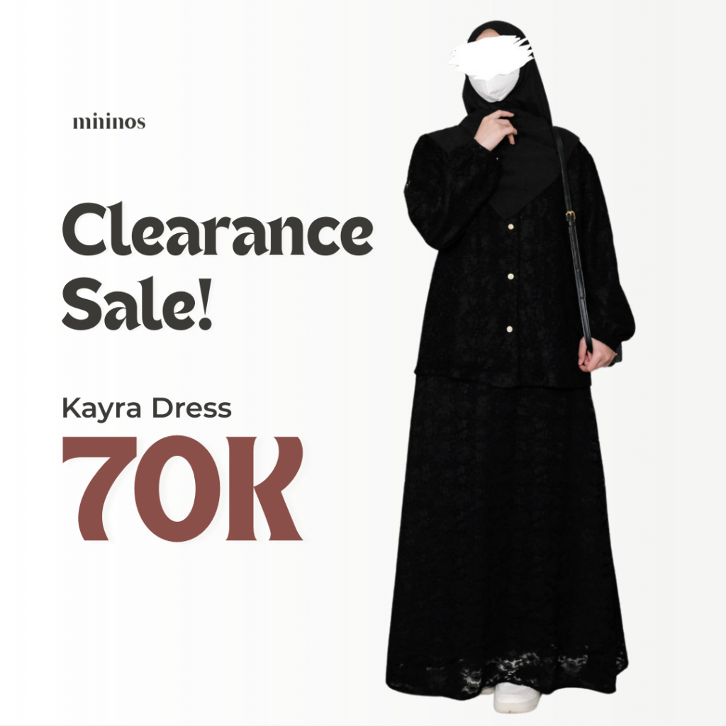 Mininos Kayra Brukat Set Setelan Baju Kondangan