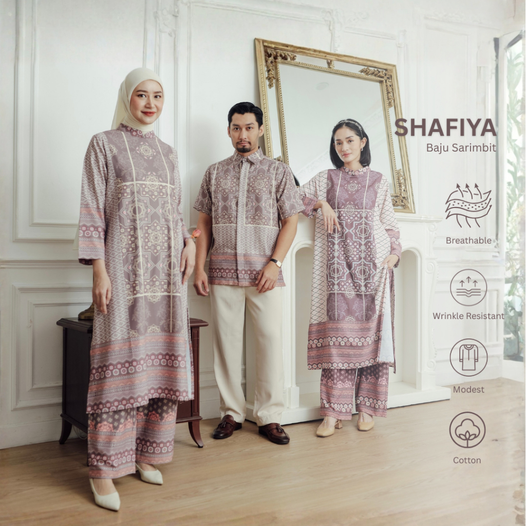 MAHARA - Baju Lebaran Couple - SHAFIYA - Baju Sarimbit