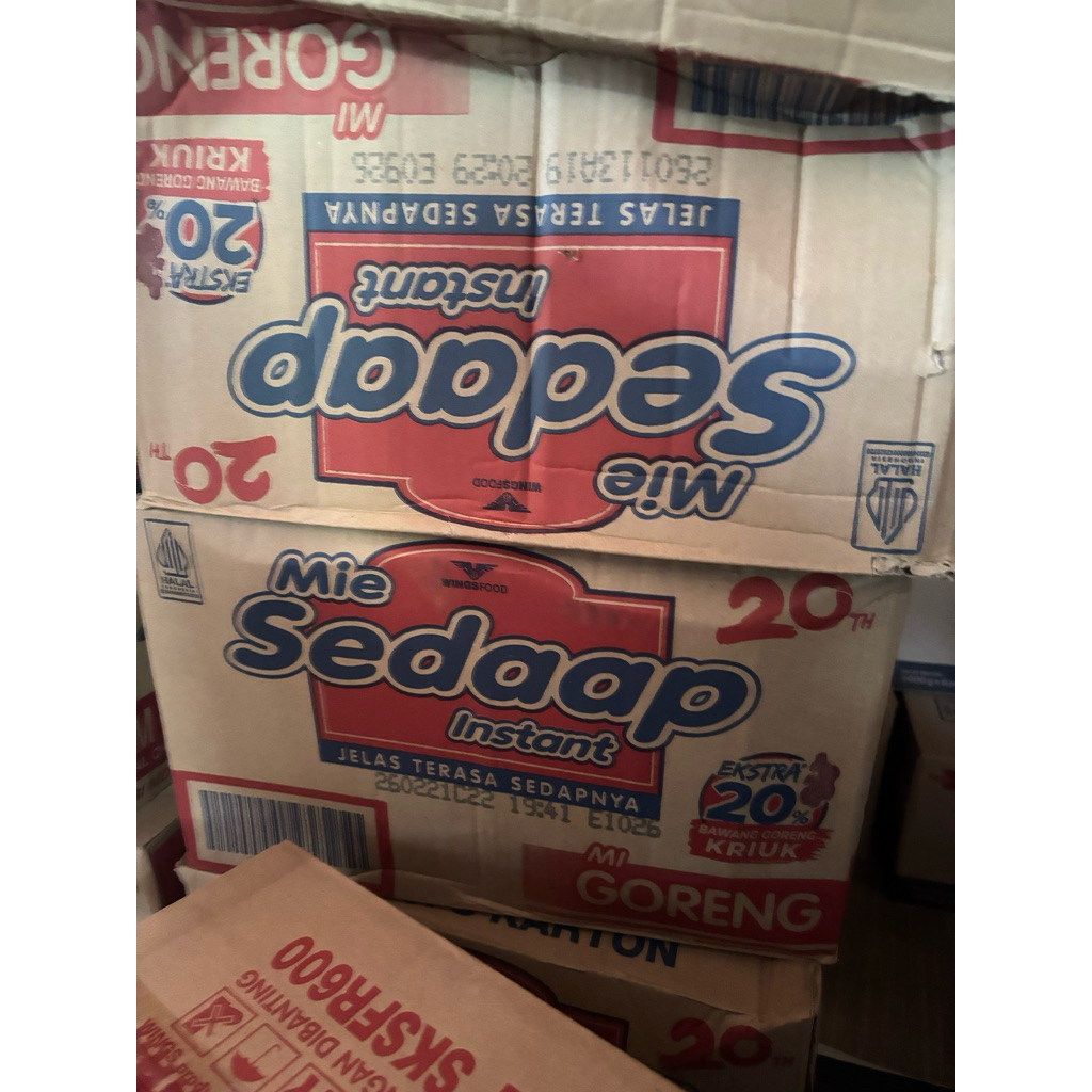 Mie sedap goreng 1 dus