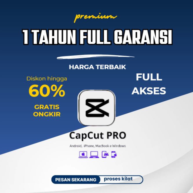 Full Template Capcut Pro 1 Tahun Full Garansi