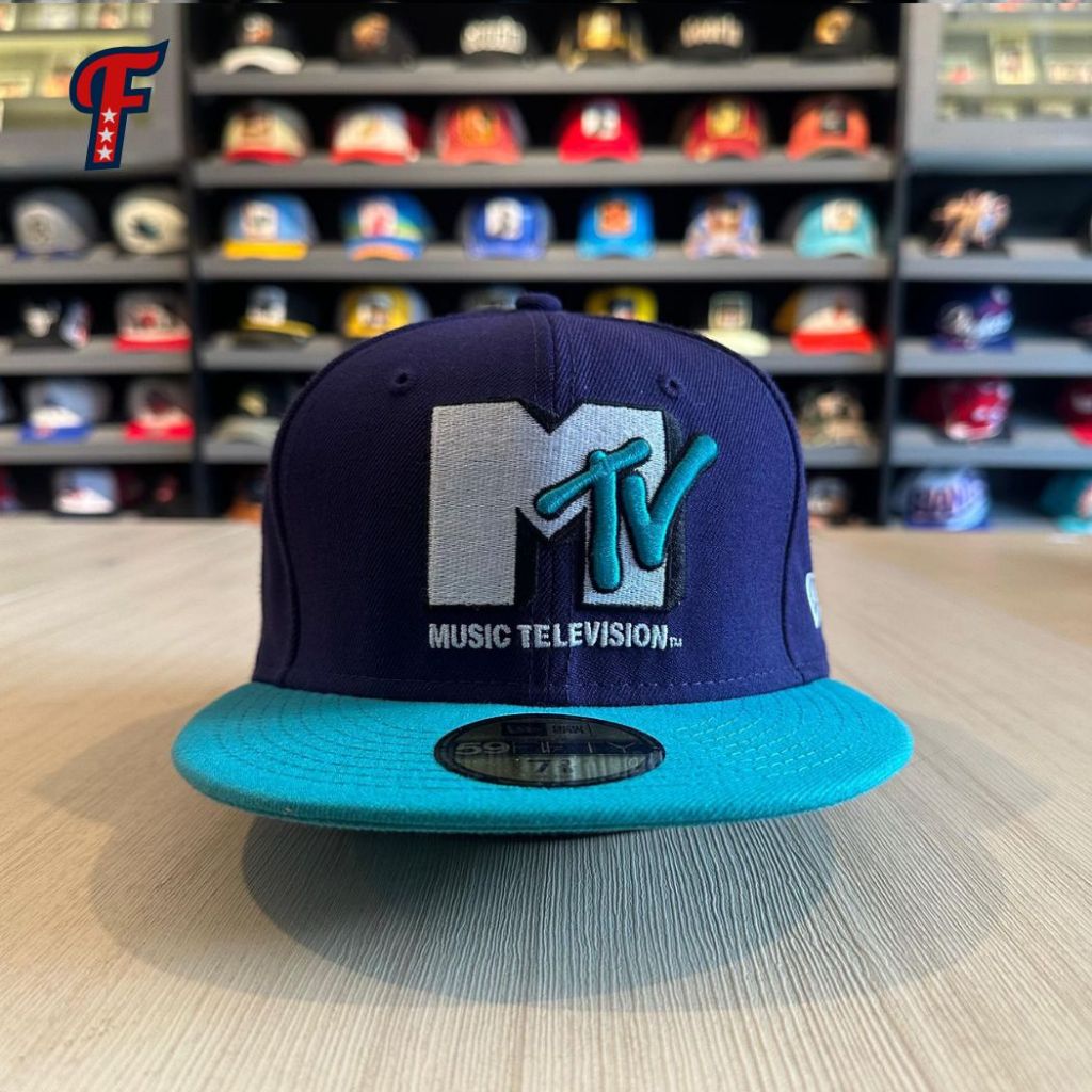 Topi New Era x MTV Music Exclusive Collab 59FIFTY Hat Original