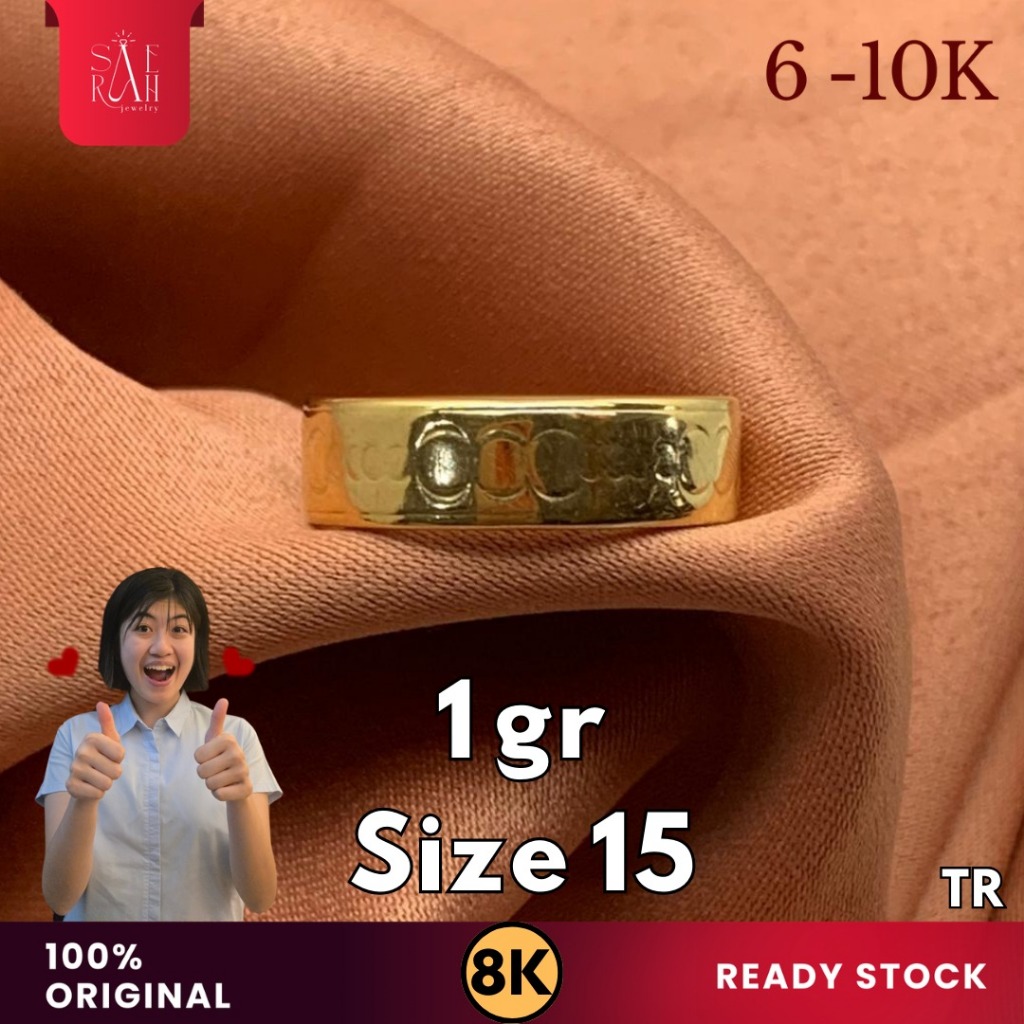 Cincin Emas 8K - Toko Emas Saerah - 1 Gram 248