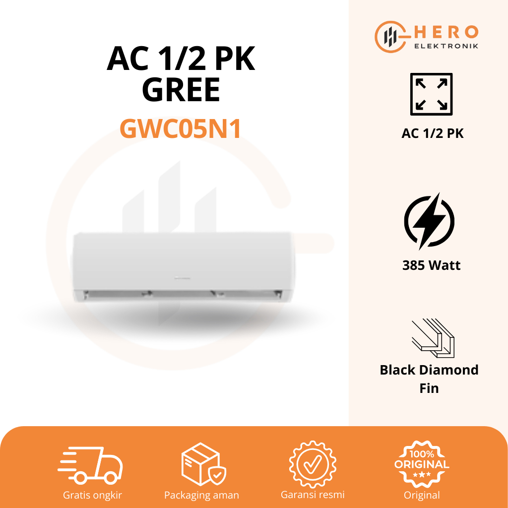 AC Gree 1/2 Setengah PK GWC 05N1A Original