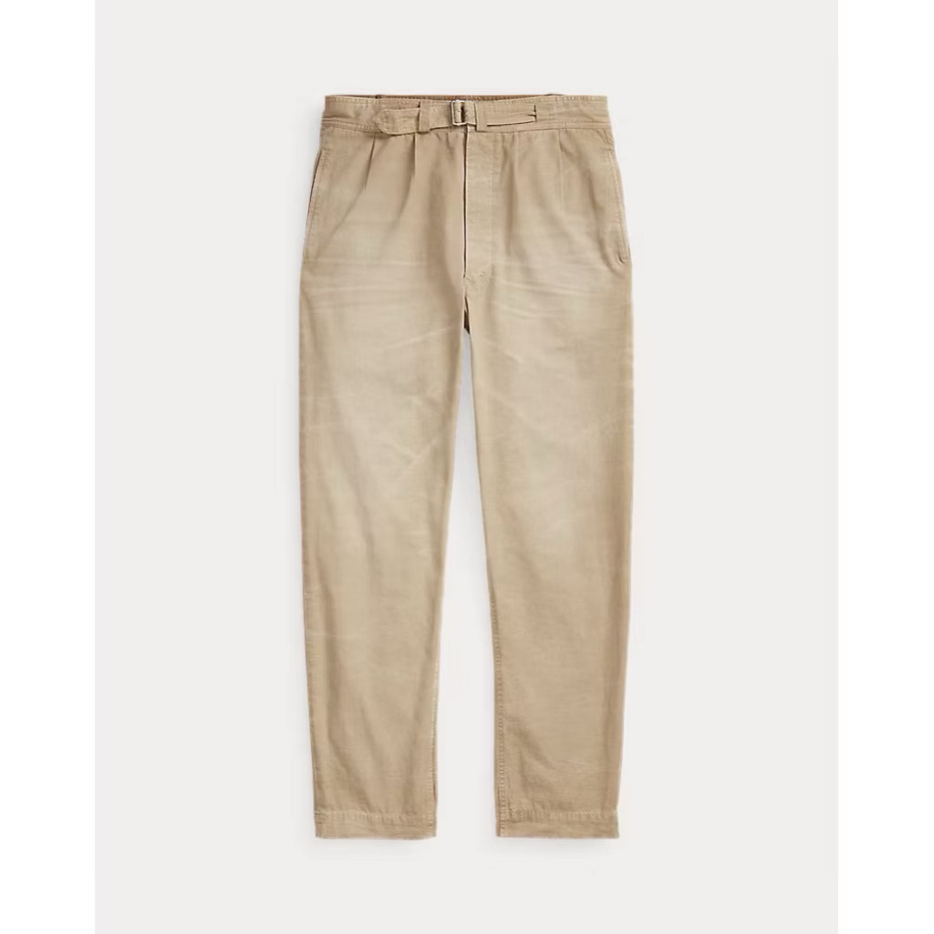 Brand New - Polo Ralph Lauren - Relaxed Fit Pleated Canvas Pant - Surrey Tan - Size 32 x 32