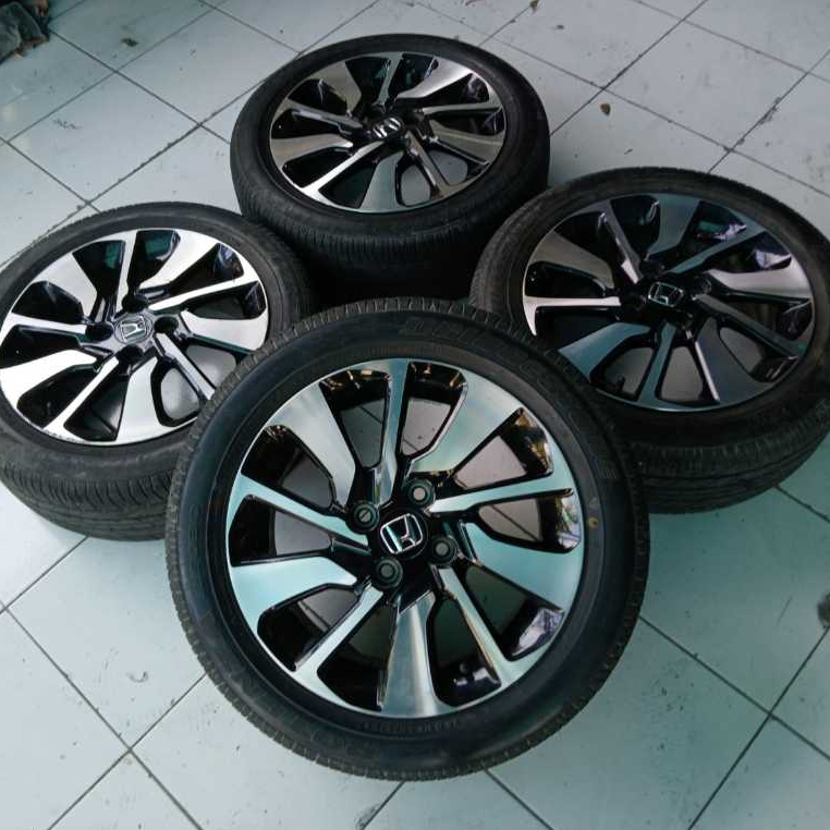 Velg Mobil Bekas Copotan Ori STD BRIO RS R15X6 H4X100 BAN 185 55 R15