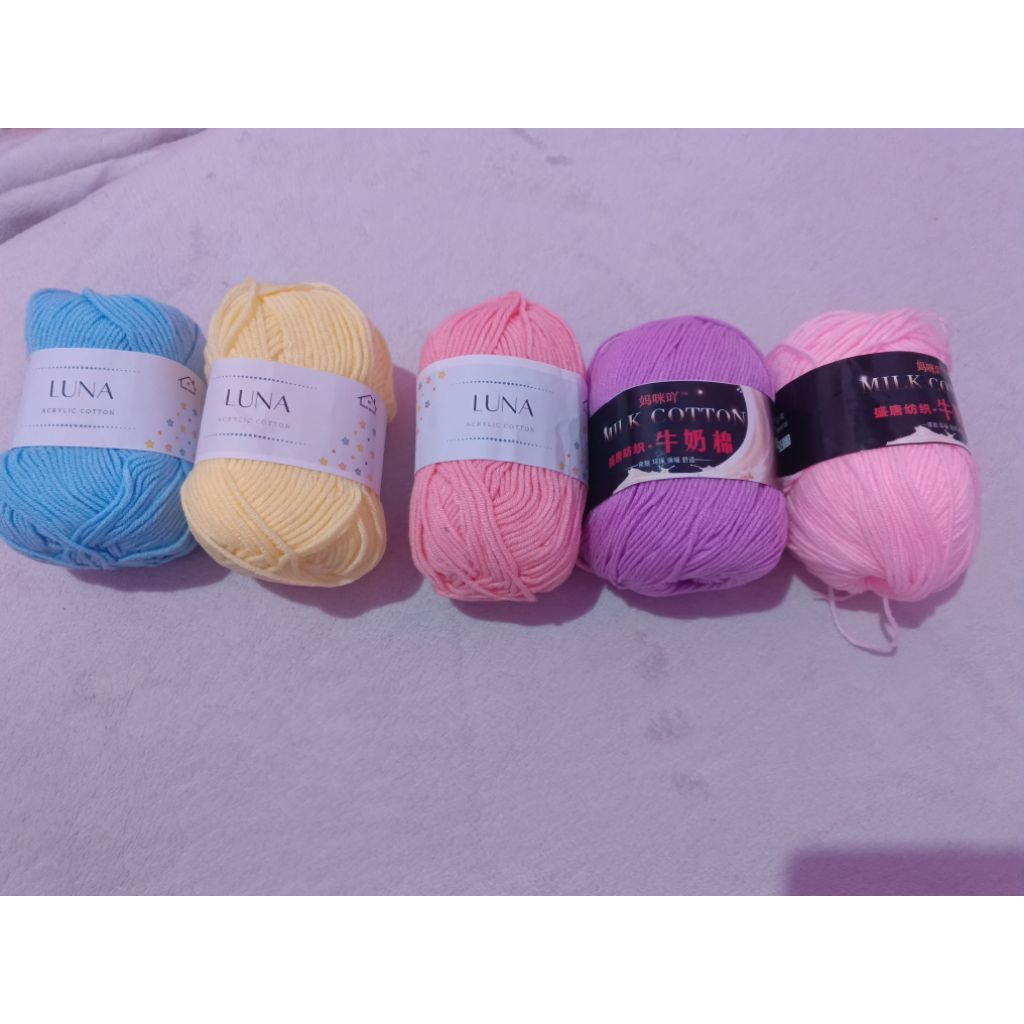 Benang Rajut - Milk Cotton Yarn