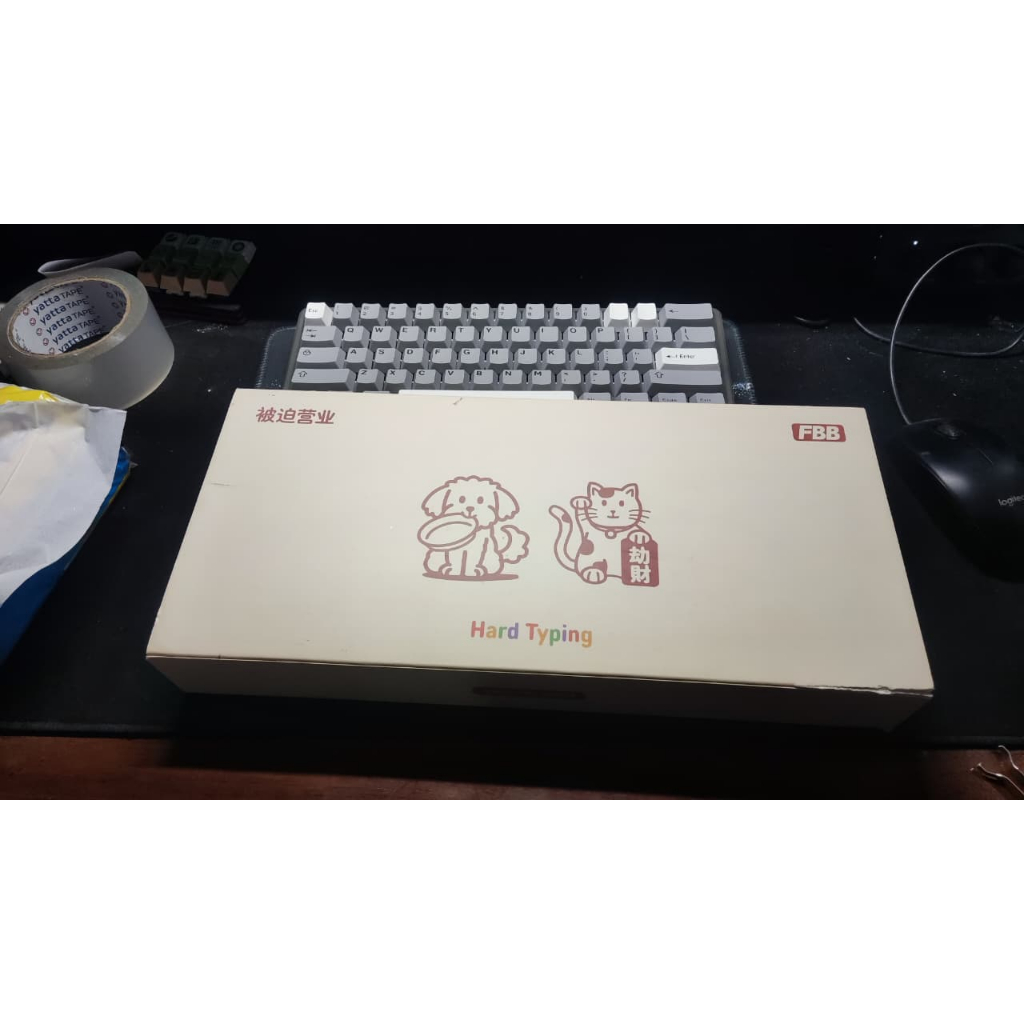 KeycapsFBB Hardtyping / beipoyingye Kelengkapan sesuai Foto