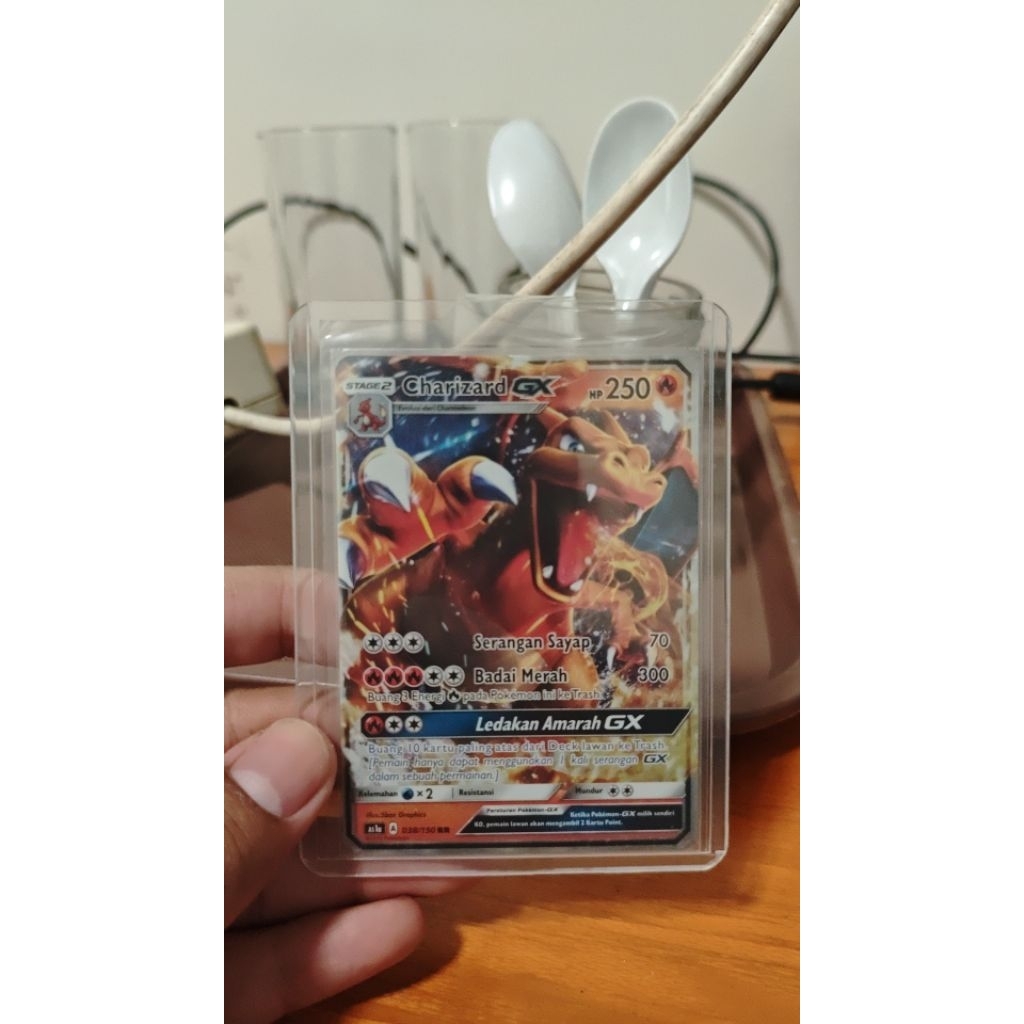 Charizard Gx Holo Foil RR TCG Pokemon Indonesia