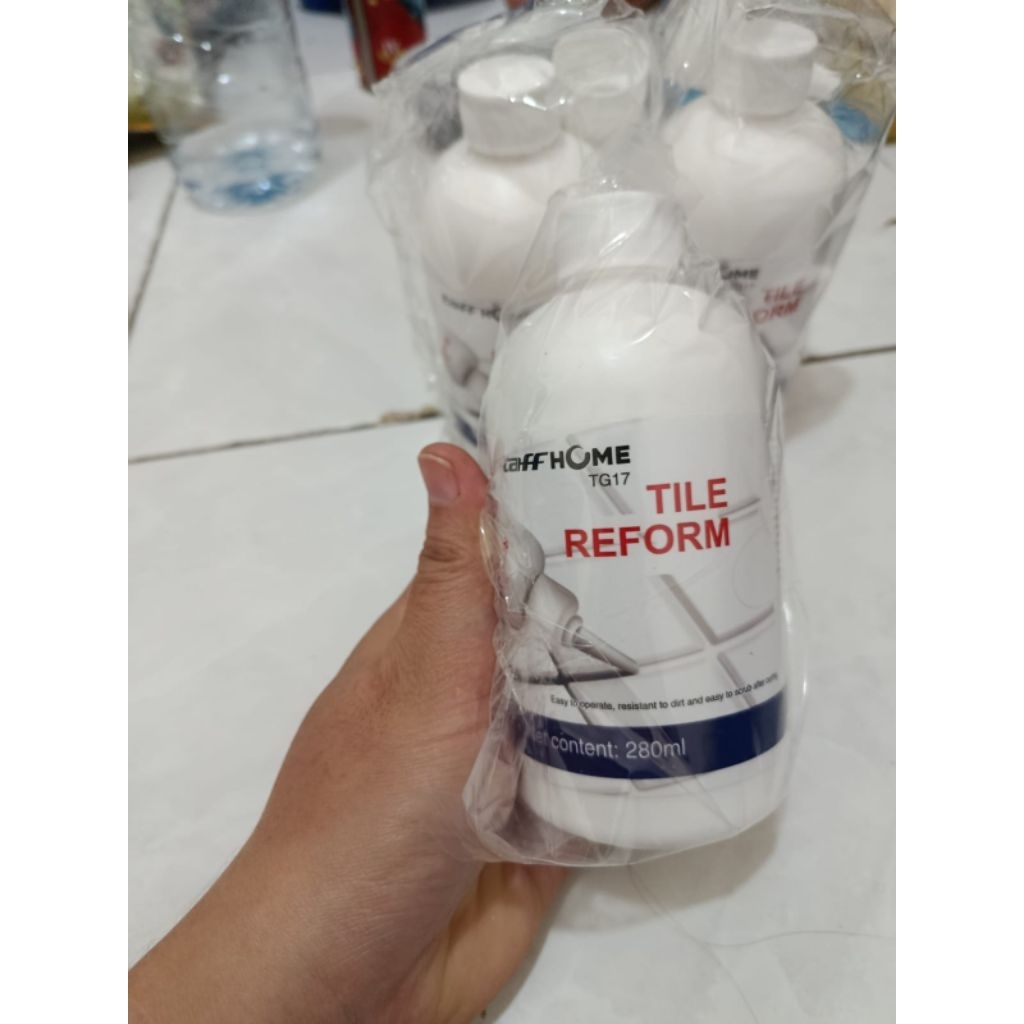 tile reform pengisi celah nat keramik / nat lantai / dempul lantai white