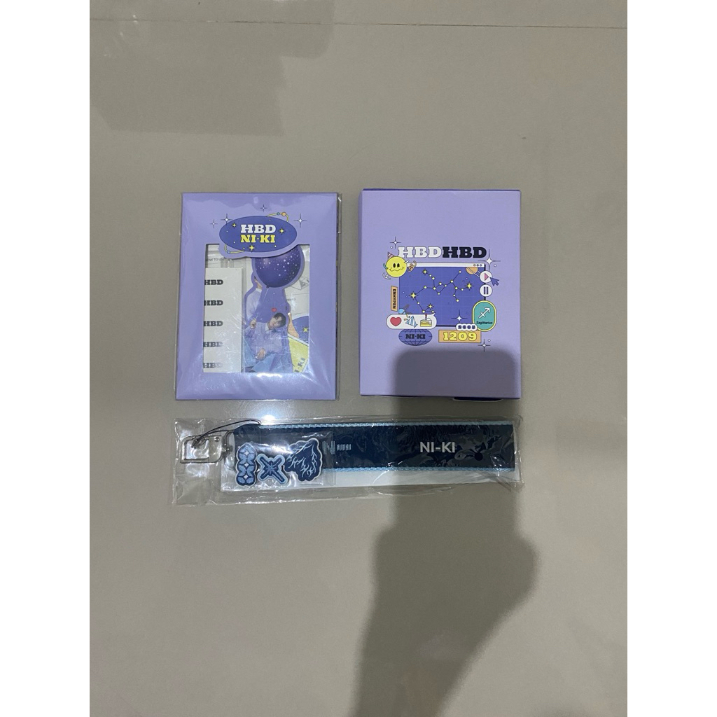 [READY STOCK] NI-KI Acrylic Frame & Keyring, Deco Sticker Set Nishimura Riki