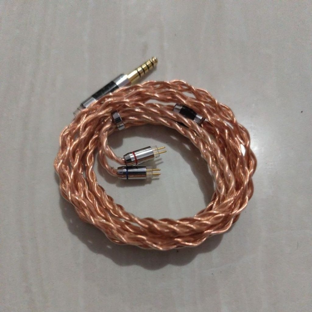 xinhs single crystal copper (scc) jack 4.4 2 pin mulus
