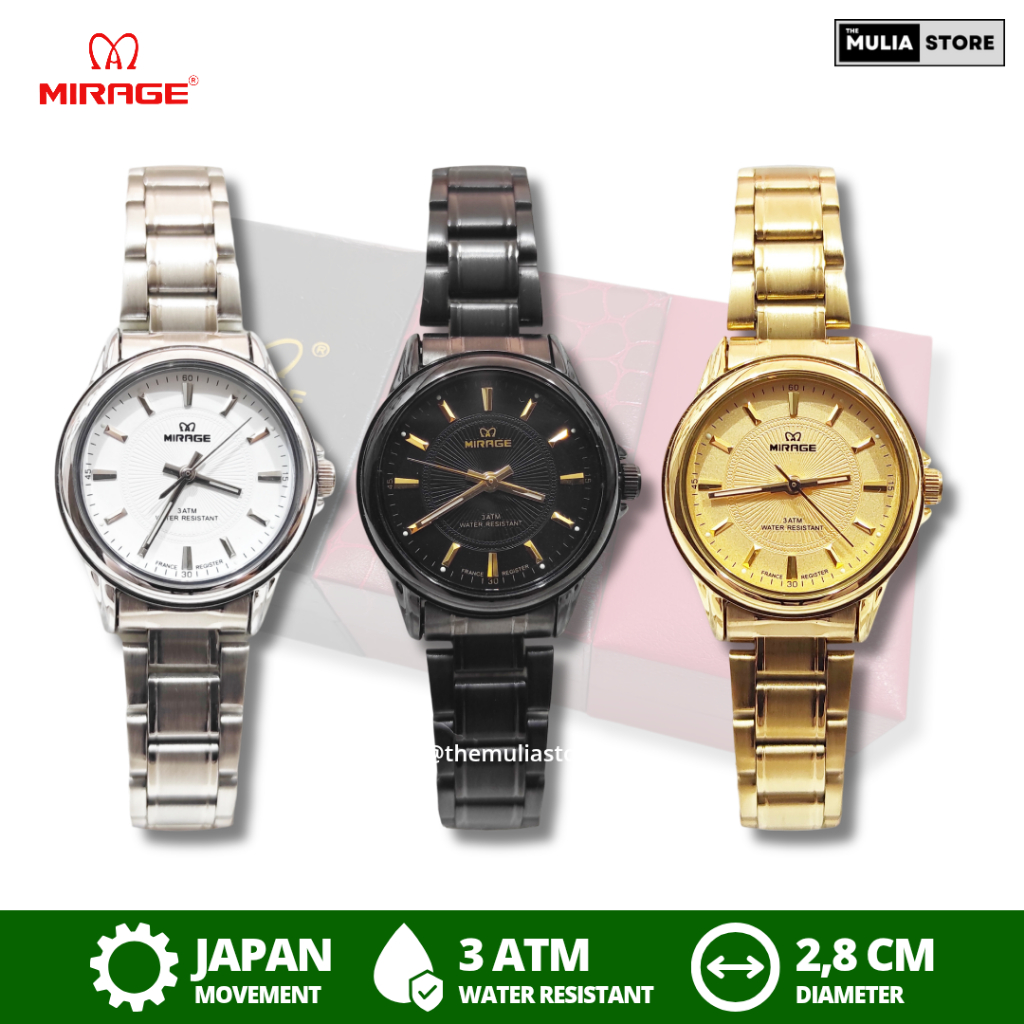 MIRAGE Jam Tangan Wanita Mirage Original 8815 L Analog