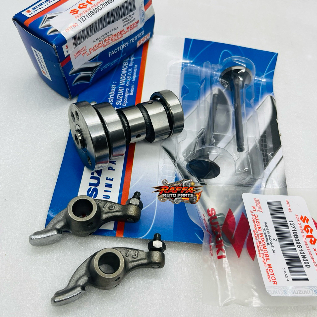 paket noken as+Platuk klep+klep set+seal klep Suzuki shogun 110 shogun,shogun kebo