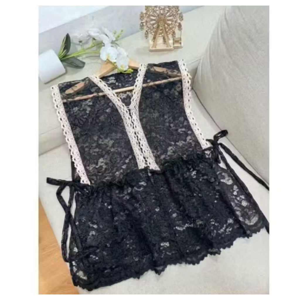 Brukat premium Jeddah vest rompi kekinian -rompi wanita brukat -vest brukat outer brukat