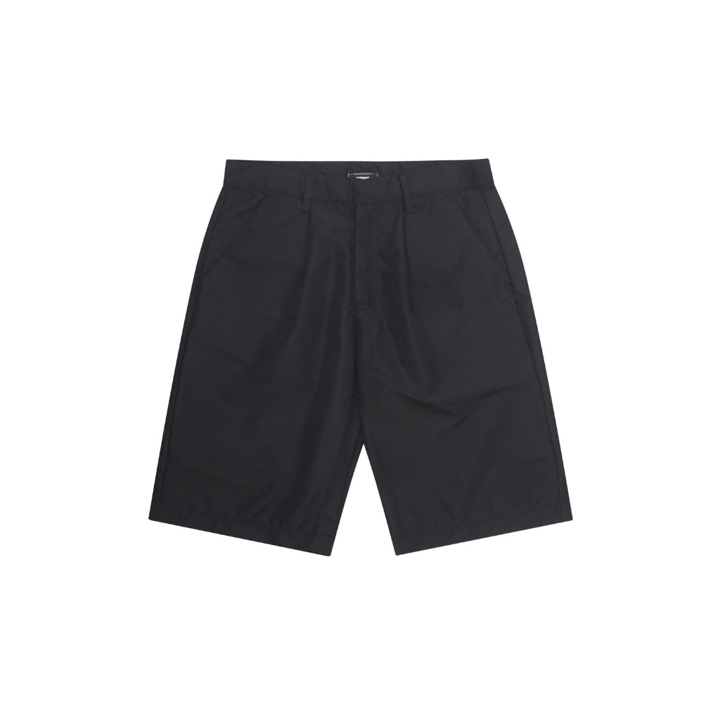 Screamous Celana Pleated Short Pants - PLEATED PANTS MORGEN BLACK