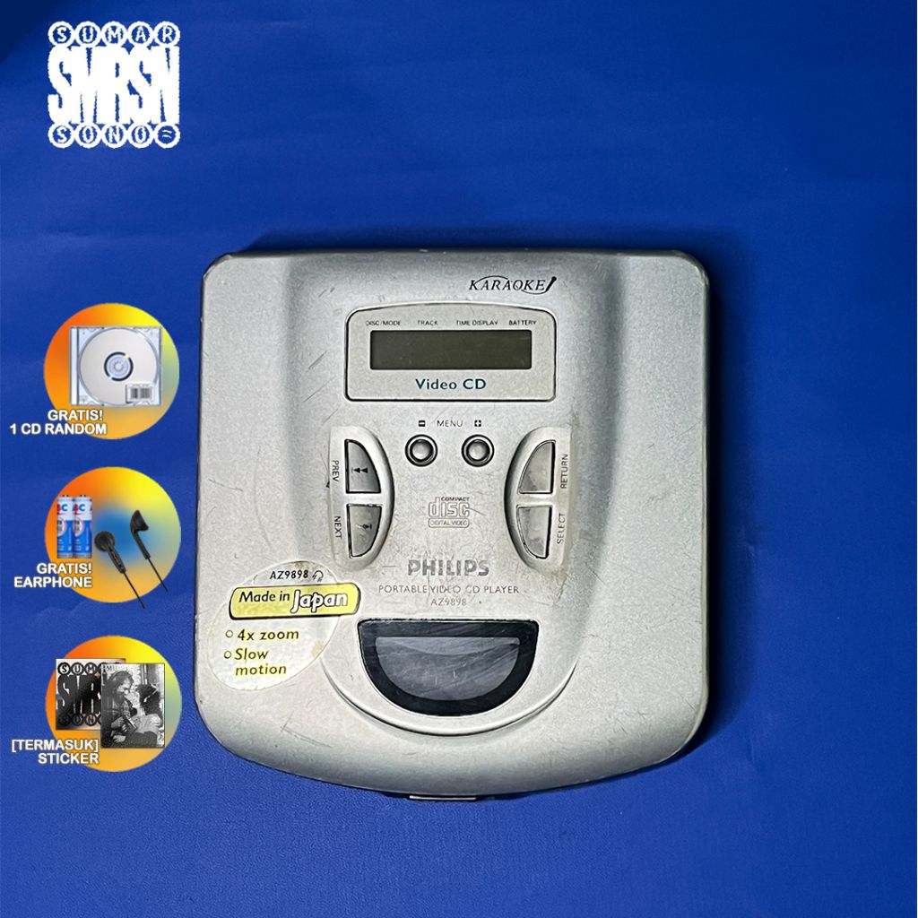 Pemutar CD/Discman Phillips AZ9898 Vintage