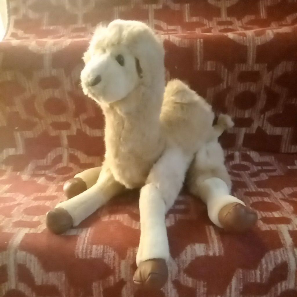 boneka Hewan mainan edukasi unta, alpaca llama