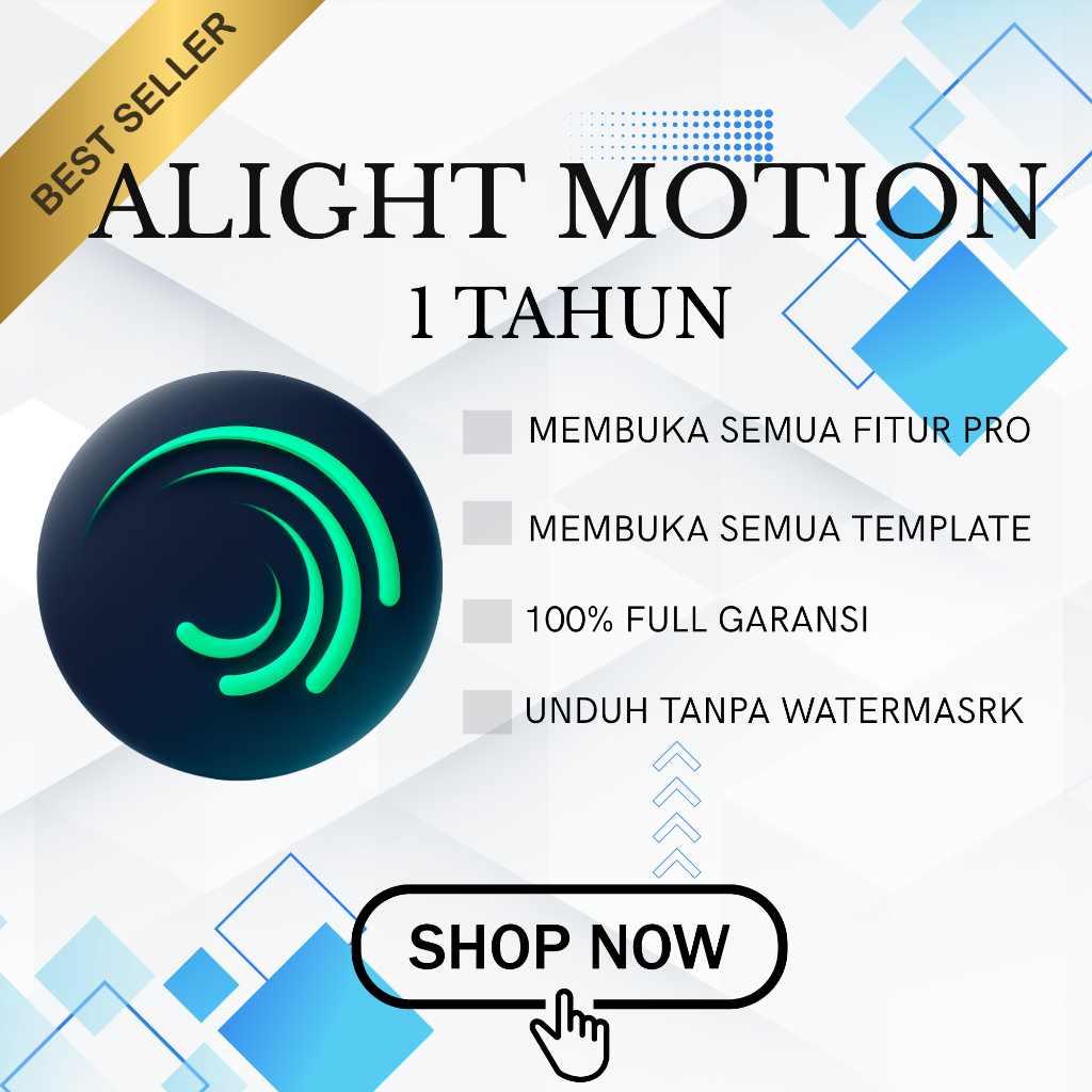 Alight Motion Premium Pro 1 Tahun Private All Device Bergaransi