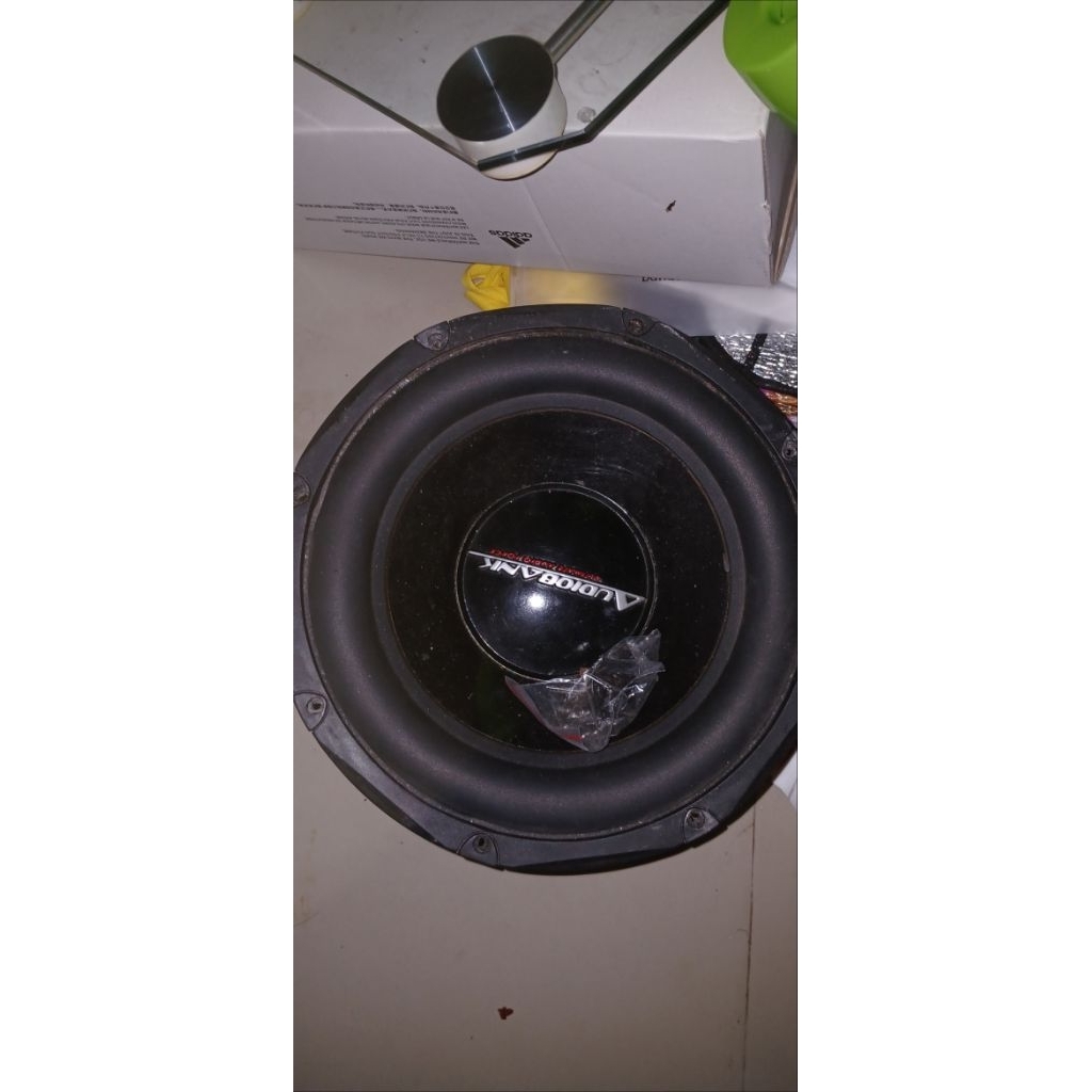 Speaker Mobil Audiobanks bekas murah bass 10,12 inch