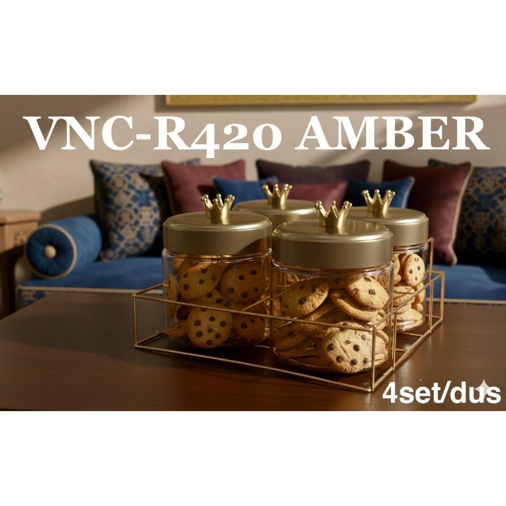 [SET TOPLES + RAK] TOPLES KACA KUE LEBARAN