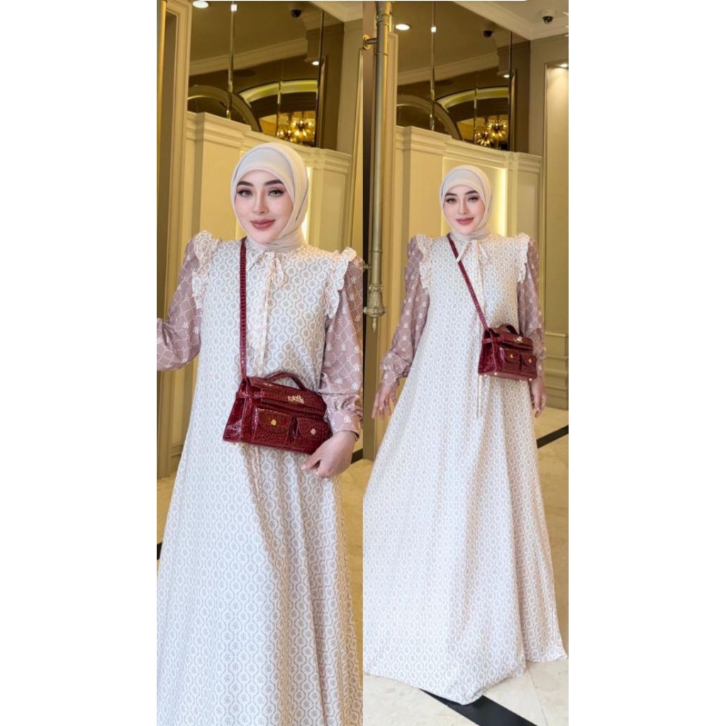 SHELLASAUKIA ORIGINAL GAMIS MONOGRAM SHELLASAUKIA TERBARU DI JAMIN ORIGINAL 100% GAMIS SHELLASAUKIA 