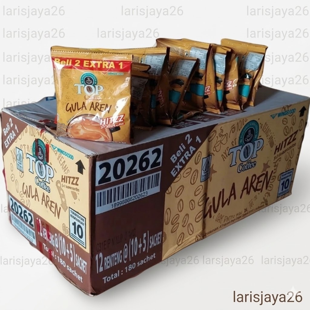 TOP Kopi Gula Aren 1 Dus Isi 12 Renceng