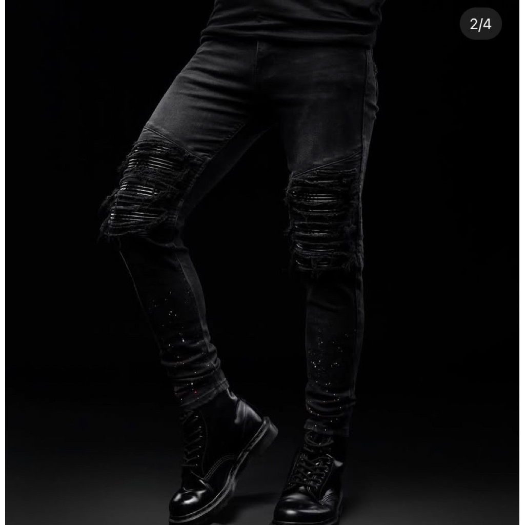 Celana Jeans Fause Paint Bikers sz 30 Limited Edtion