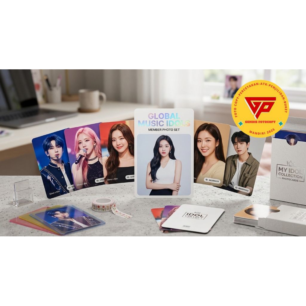 Cetak Foto Card Ukuran KTP Photo Card Paket 10Pcs