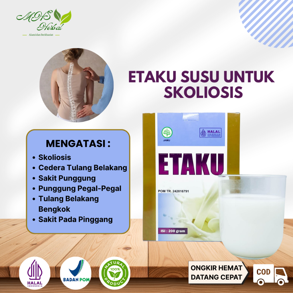 Susu Untuk Skoliosis, Tulang Belakang Bengkok, Pegal-Pegal, Cedera Tulang Belakang, Nyeri Punggung -