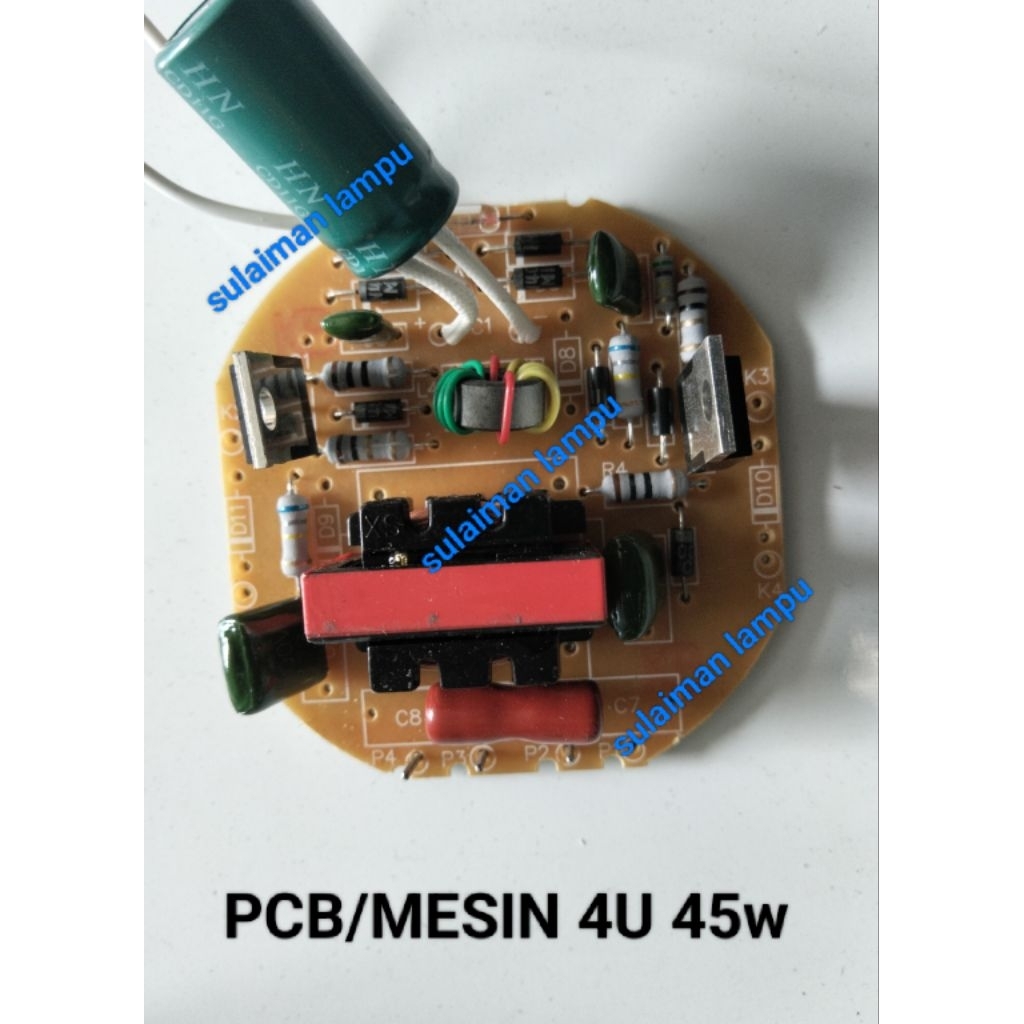 Mesin/PCB Lampu LHE 4u 45watt