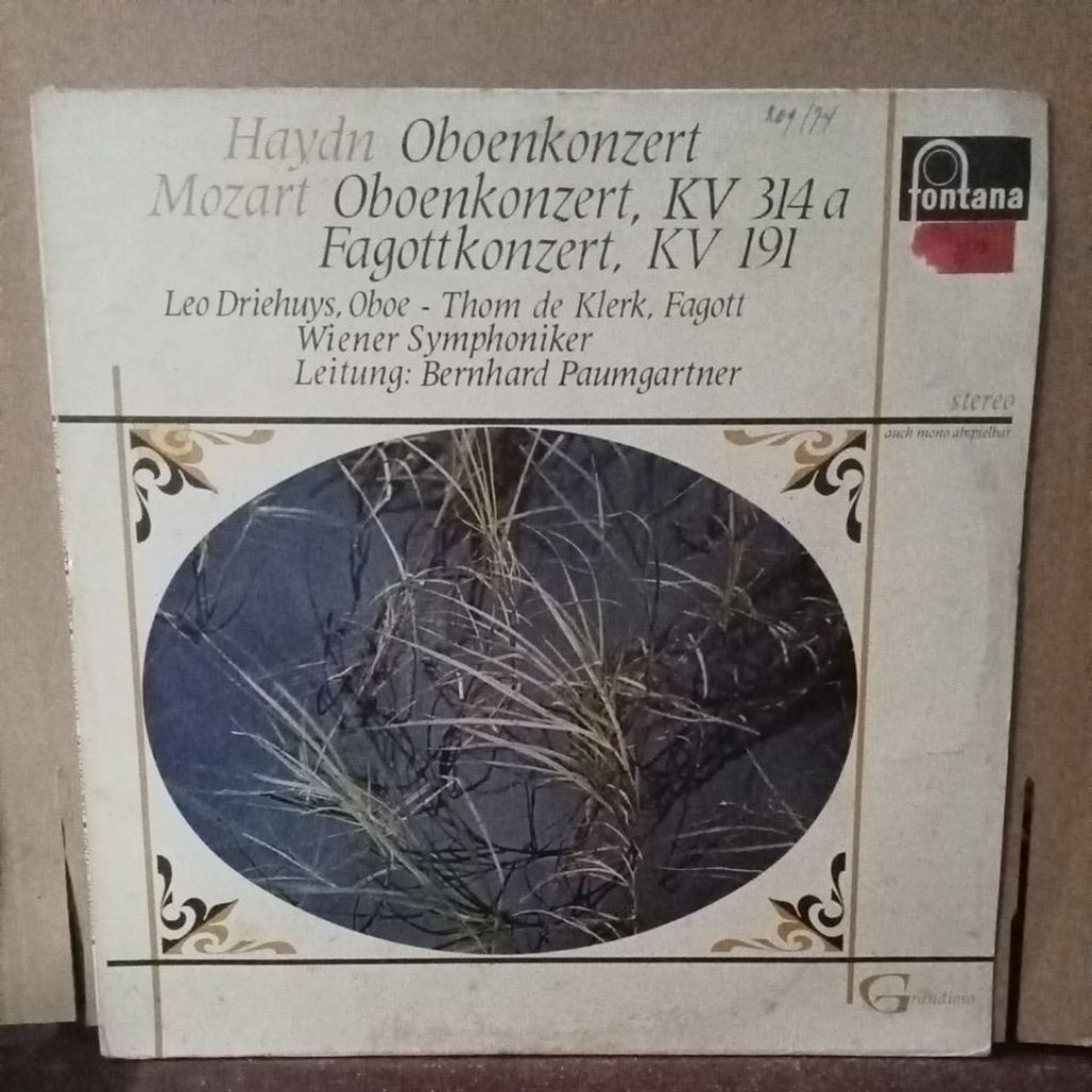 Vinyl Piringan Hitam 12 inch J. Haydn , W. A. Mozart - Oboenkonzert
